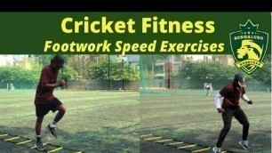 'Footwork Speed Exercises - Cricket Fitness Drills'