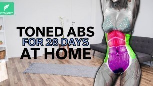 'TONED ABS FOR 28 DAYS AT HOME'