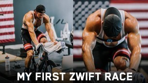 'My First Zwift Race | Run, Cycle & Lift In A Day'