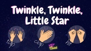 'Brain Break Hand Exercise Warm Up to \'Twinkle Twinkle Little Star\' for Beginner'