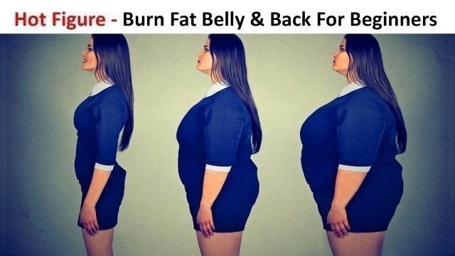 'Exercise to Burn Belly and Back Fat Workout For Beginners in 4 Weeks at Home'