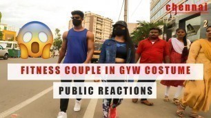 'Fitness Couple Walking in Public  [PEOPLE REACTIONS]  part-2'