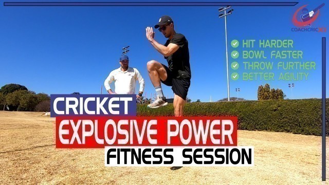 'Improve Explosive Power | Cricket Fitness Session | ft Hybrid Health SA'