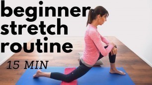 'Beginners Stretching Routine (15 minutes) - PHYSIO GUIDED home workout'
