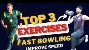 'How To Improve Bowling Speed Fast: 3 Best Exercises You Need to Know !!'
