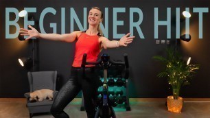 'HIIT for Fat Loss | 20 minute Stationary Bike Workout for Beginners'