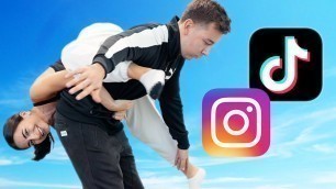 'Mein Freund ich testen die beliebtesten Fitness Couple Challenges von Tiktok und Instagram'