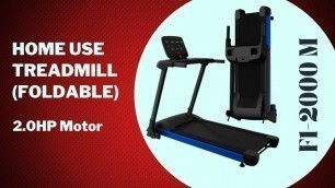 'Home Use Compact Treadmill F1 2000M by Energie Fitness'