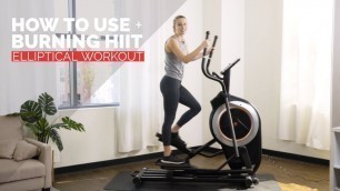 'Burning Elliptical HIIT Workout for Beginners + How to Use Effectively'