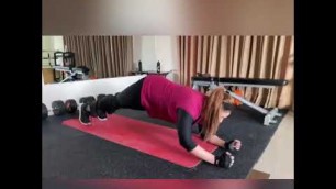 'Walking planks and Knee pushup with shoulder taps for beginners| fitness with shehzad by shezna'