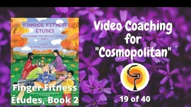 '19 of 40: \"Cosmopolitan\" Coaching: Finger Fitness Études, Book 2'