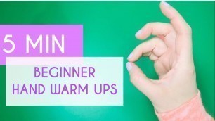 'HANDWRITING WARM UPS l BEGINNER 5 Minute Hand and Finger Exercise l Teletherapy for Home'