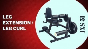 'ENERGIE FITNESS JXS 51 -  Homeuse Leg Extension and Curl Machine for Toned Legs'