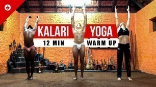 'Kalari Yoga Warm Up | 30 SURYA NAMASKAR Workout for Beginners | Step By Step Sun Salutation'