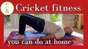 'Cricket fitness exercises you can do at home : Part 4'