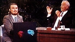 'Johnny Carson tries Finger Fitness with Greg'