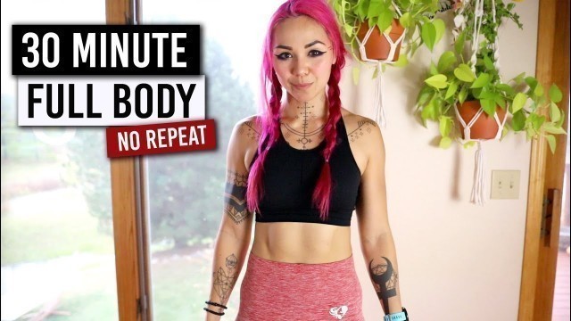 '30 Minute FUN Full Body Workout w/ Beginner Modifications'