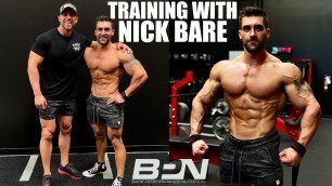 'BIG Back Workout Ft. Nick Bare I 9 Weeks Out | Road To Pro EP 3'