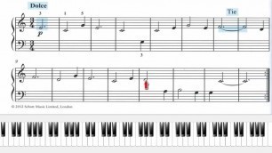 'Lección 4 y 5. Pastoral Song y  Finger Fitness. Piano para Principiantes'