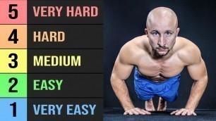 '22 Push Up Exercises Ranked (Beginner to Master!)'
