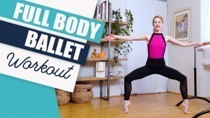 'Total Body workout | 20 minutes Fitness Ballet Barre at home | Ballerina\'s body-conditioning'