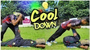 'How To Cool Down Exercises In Cricket l Cricket Cool Down Exercises In Bangla'