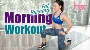 'Beginner FAT Burning Morning Workout (Burn 300Cals in 15 Mins!) | Joanna Soh'
