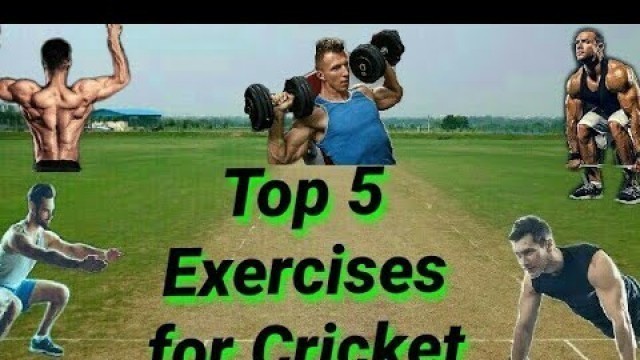 'Top 5 Exercises for Cricket.. [Exercises for Batsman