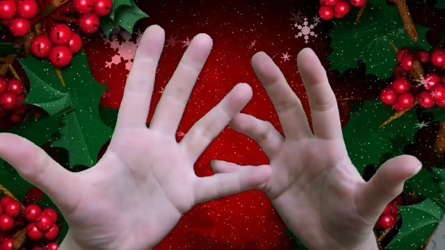 'Finger gym, finger exercises without playdoh/dough! Christmas festive finger moves.'