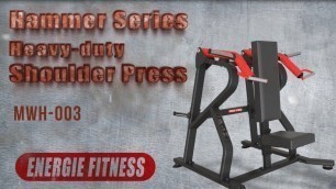 'Best Heavy-Duty Shoulder Press Machine MWH 003 By Energie Fitness'
