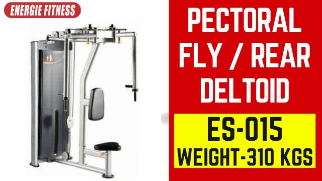 'Heavy Duty Imported ES 015 Pectoral Fly/ Rear Deltoid Machine from Energie Fitness'