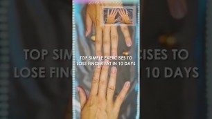 '✅SIMPLE Finger EXERCISE to Get THIN LONG Fingers'