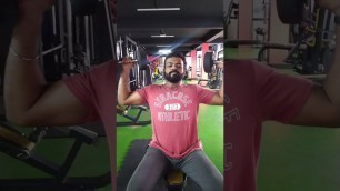 '#Shots  SEATED OVERHEAD DUMBBELL PRESS HOW TO & RESULTS.POWER MEN FITNESS CENTER 