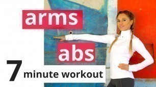 'EXERCISE HOME WORKOUT - ARM EXERCISES FOR WOMEN & AB WORKOUT - No equipment needed START NOW'