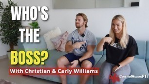 'POINTING CHALLENGE: Fitness Couple (Christian Williams and Carly Williams)'