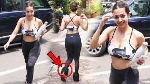 'Fitness Freak Malaika Arora Spotted At Diva Yoga Bandra | BiscootTv'