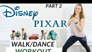 'DISNEY PIXAR BEGINNERS WALKING/DANCE WORKOUT P2 || The Perfect Workout For Beginners! || Easy & Fun'