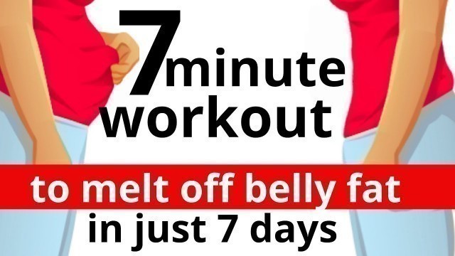 '7 MINUTE HOME EXERCISE TO LOSE BELLY FAT |7 DAY CHALLENGE  GET RID OF BELLY FAT| LUCY WYNDHAM-READ'