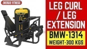 'Best Selling BMW 1314 Leg Extension and Curl Machine by Energie Fitness'