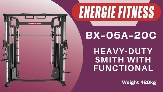 'Multi Station Smith with Functional Trainer machine for beginner | Energie Fitness |'