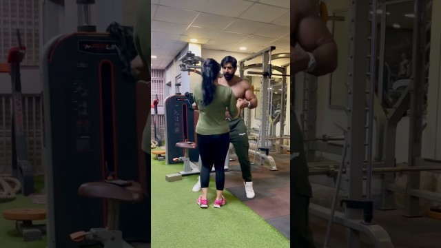 '#shorts gym couple workout masti | We r family'