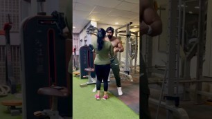 '#shorts gym couple workout masti | We r family'