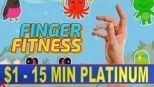 'NEW EASY $1 PLATINUM GAME | Finger Fitness Trophy Guide PS5 - 15 Minute Platinum'