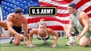 'Influencers Attempt the NEW Army Combat Fitness Test'