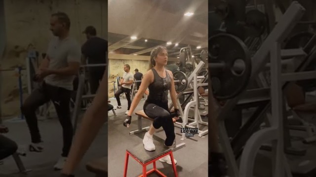 'Lavanya Tripati Doing Heavy Workouts in Gym Fitness Freak Latest Video'