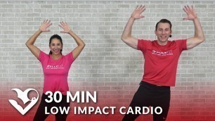 '30 Minute Low Impact Cardio Workout for Beginners - 30 Min Standing Cardio with No Jumping Workout'