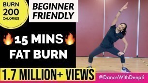 '15MINS FAT BURN WORKOUT FOR BEGINNERS | Lose Weight | HIIT | Kumbali Trance'