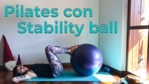 'Pilates con Stability Ball | Swiss Ball | Fitness Ball | Addominali | Core | Stabilità ed Equilibrio'