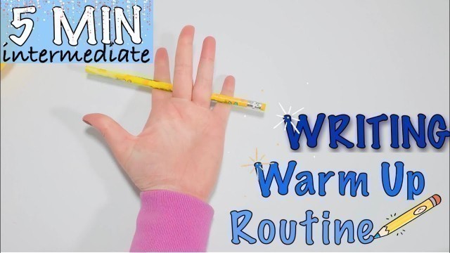 '\'FINGER GYM\' Warm Ups for Writing with Pencil l 5 Min OT Guided Exercises for Kids Home and School'