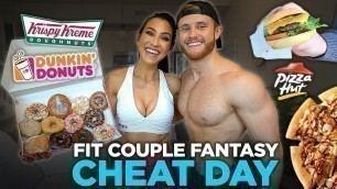 'We Ate Everything We Wanted for 1 Day (Fantasy Fit Couple’s Cheat Day)'